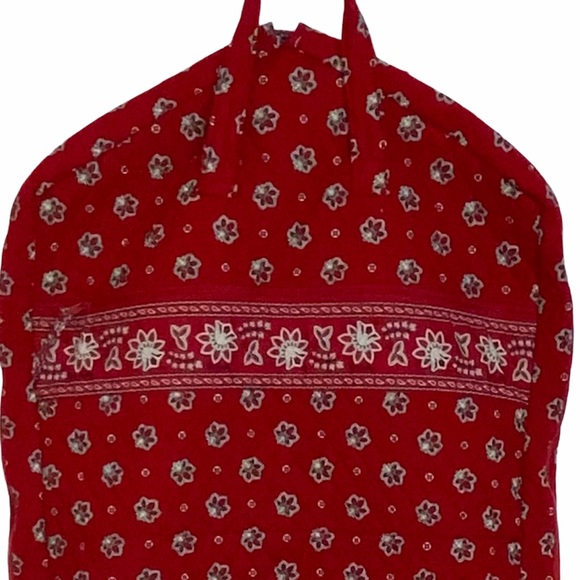 Vera Bradley Red Bandana Hanging Bag - Picture 4 of 11